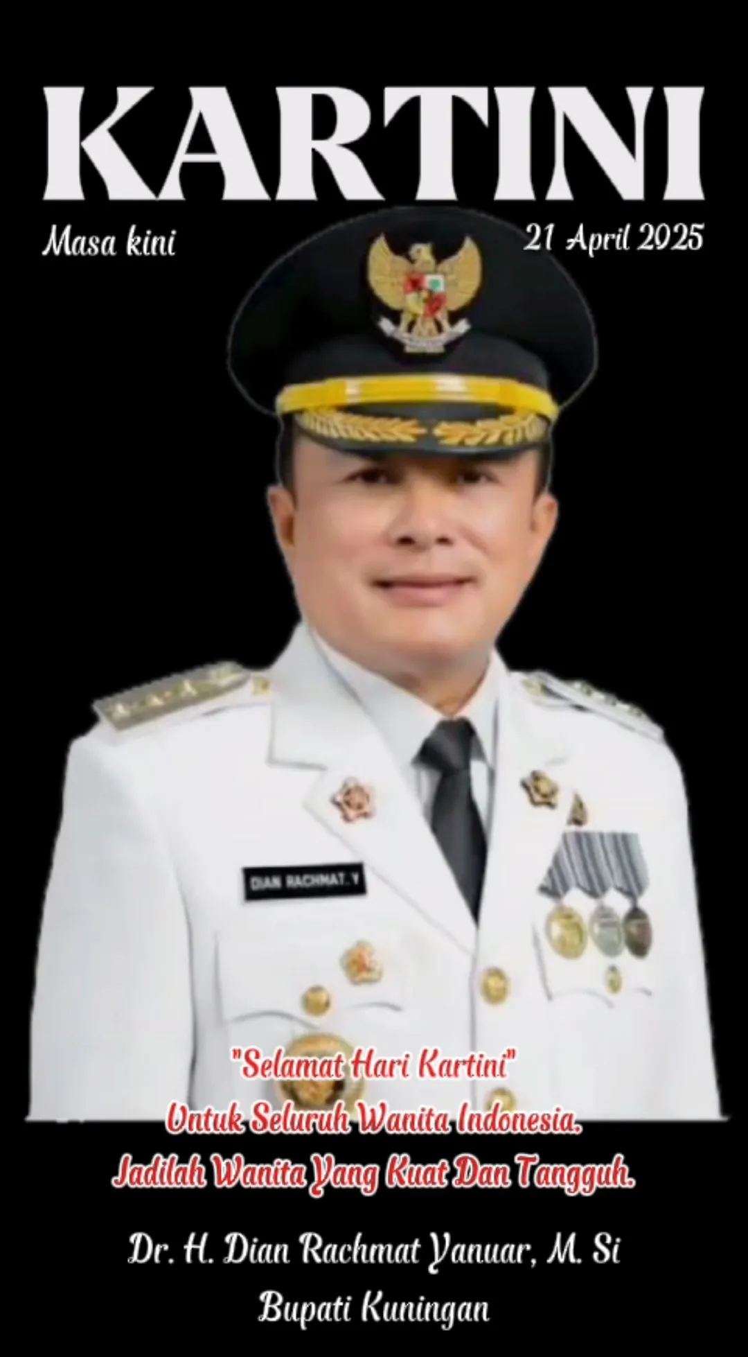 Ucapan Bupati Kuningan Dalam Rangka Peringatan Hari Kartini 21 April 2025