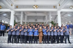 Momentum Pengabdian Kembali Bergema: KORPRI Kuningan 2025–2030 Resmi Dikukuhkan, Semangat Baru dari Pendopo