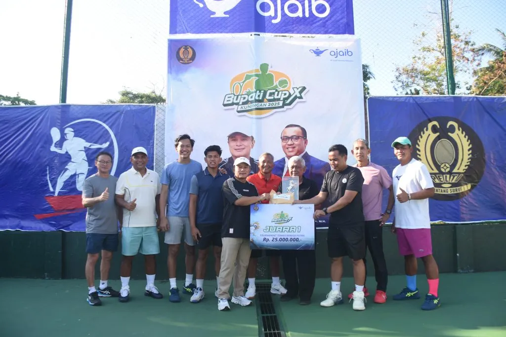 Melon TC Kuningan Juara Bupati Cup X 2025: Duel Panas, Sportivitas Lintas Daerah, dan Janji Atap Membran dari Bang Andi Gani