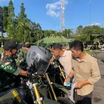 Cek Kendaraan Dinas Kodim 0615/Kuningan, Inventris Negara Harus Di Jaga Dan Dirwat Dengan Tanggung Tawab