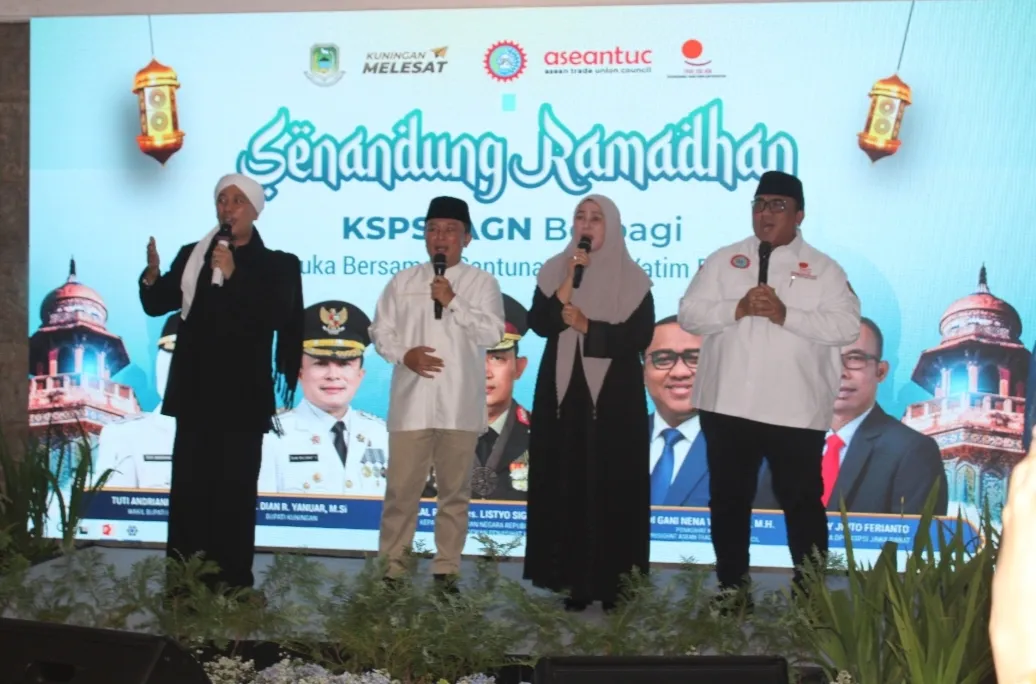 Senandung Ramadan KSPSI AGN: Buka Puasa Bersama Dan Santunan Anak Yatim Bersama Opick