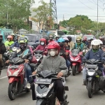 arus pemudik mulai terlihat memadati jalur Pantura wilayah Cirebon