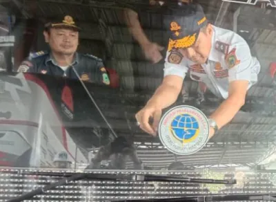 Dishub Kuningan Lakukan Ramp Check Bus Jelang Mudik Lebaran 2026, Pastikan Perjalanan Warga Aman