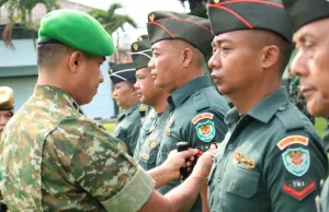 pelantikan kenaikan pangkat TNI Kuningan 2026