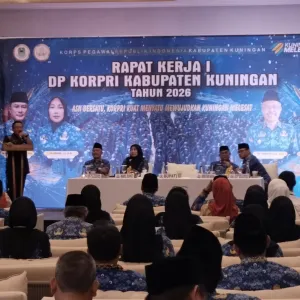 Korpri Kuningan Gelar Rapat Kerja 2026, Bupati Dian Tekankan Soliditas dan Loyalitas ASN