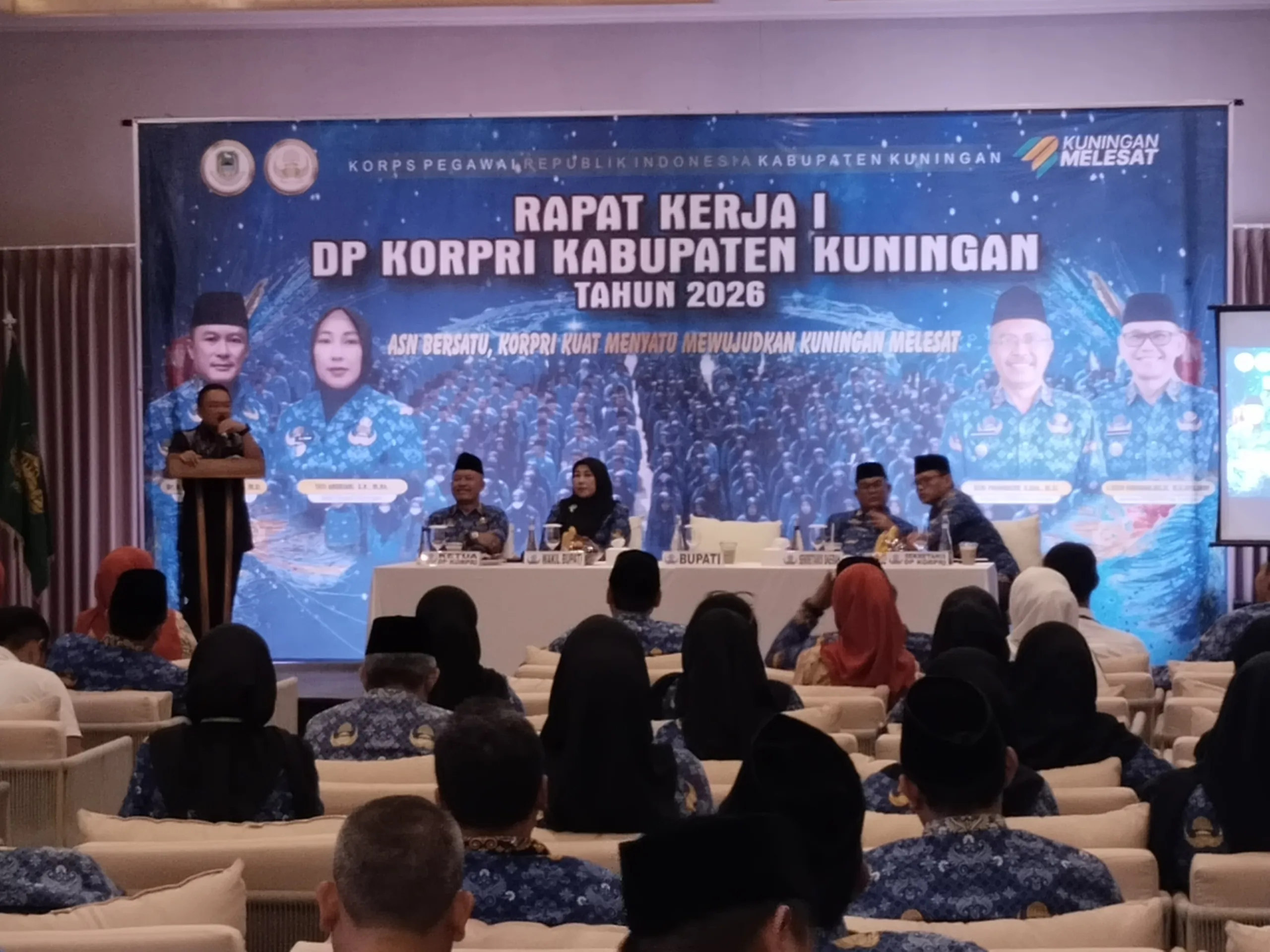 Korpri Kuningan Gelar Rapat Kerja 2026, Bupati Dian Tekankan Soliditas dan Loyalitas ASN