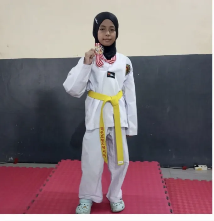 Willa Mikhayla, Santriwati SDIT Al-Fatah Lengkong Raih Emas di BAPOPSI CUP 2026