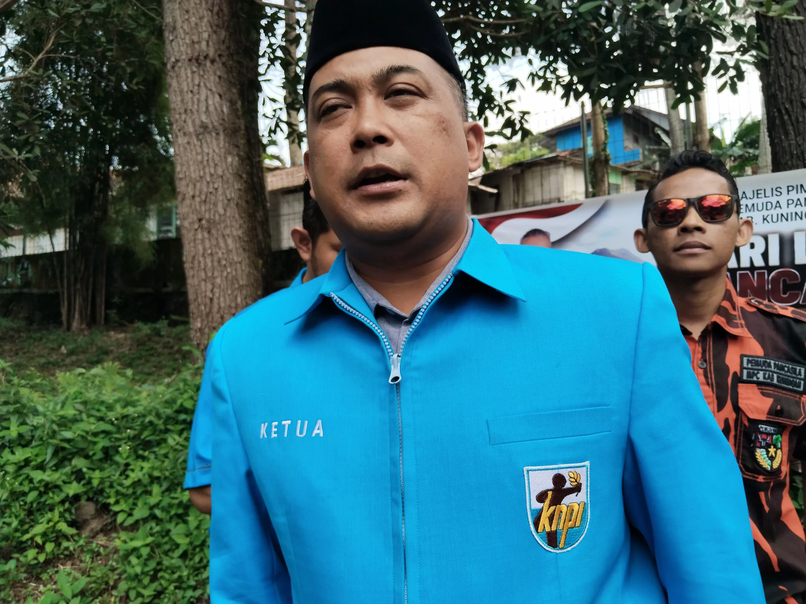 Ketua DPD KNPI Kabupaten Kuningan Apresiasi Pemuda Pancasila atas Gerakan Penanaman Pohon