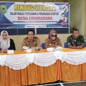 Rembug Stunting Desa Linggasana Perkuat Kolaborasi Menuju Zero Stunting di Kecamatan Cilimus