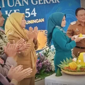 HKG PKK ke-54, Bupati Kuningan Sebut Kader PKK Pahlawan Tanpa Tanda Jasa, Luncurkan Tiga Inovasi Strategis untuk Keluarga Sejahtera