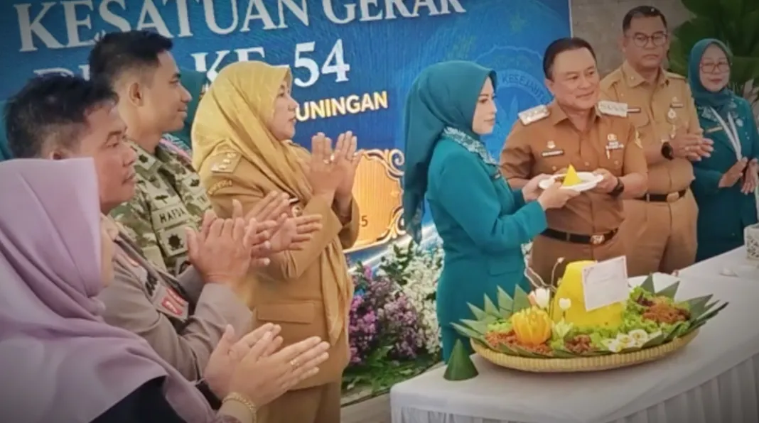 HKG PKK ke-54, Bupati Kuningan Sebut Kader PKK Pahlawan Tanpa Tanda Jasa, Luncurkan Tiga Inovasi Strategis untuk Keluarga Sejahtera