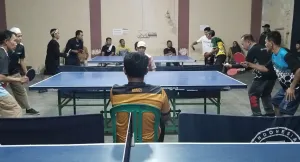 PORPEMDES III Cabang Tenis Meja Berlangsung Meriah di Desa Caracas, Kecamatan Karamatmulya Tampil Sebagai Juara Satu, Kecamatan Ciawigebang ke- Dua