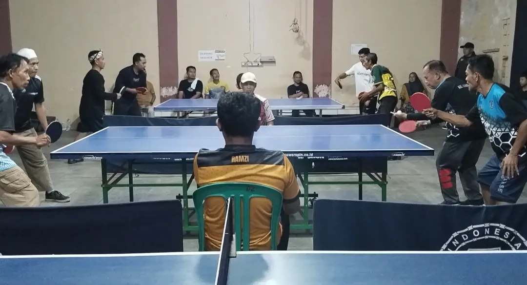 PORPEMDES III Cabang Tenis Meja Berlangsung Meriah di Desa Caracas, Kecamatan Karamatmulya Tampil Sebagai Juara Satu, Kecamatan Ciawigebang ke- Dua