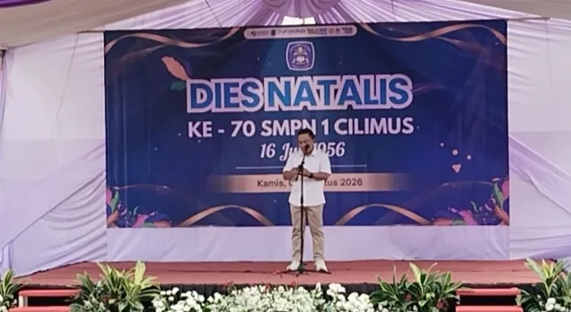Dies Natalis ke-70 SMPN 1 Cilimus, Bupati Dian: Sekolah Platinum yang Terus Melahirkan Tokoh Bangsa