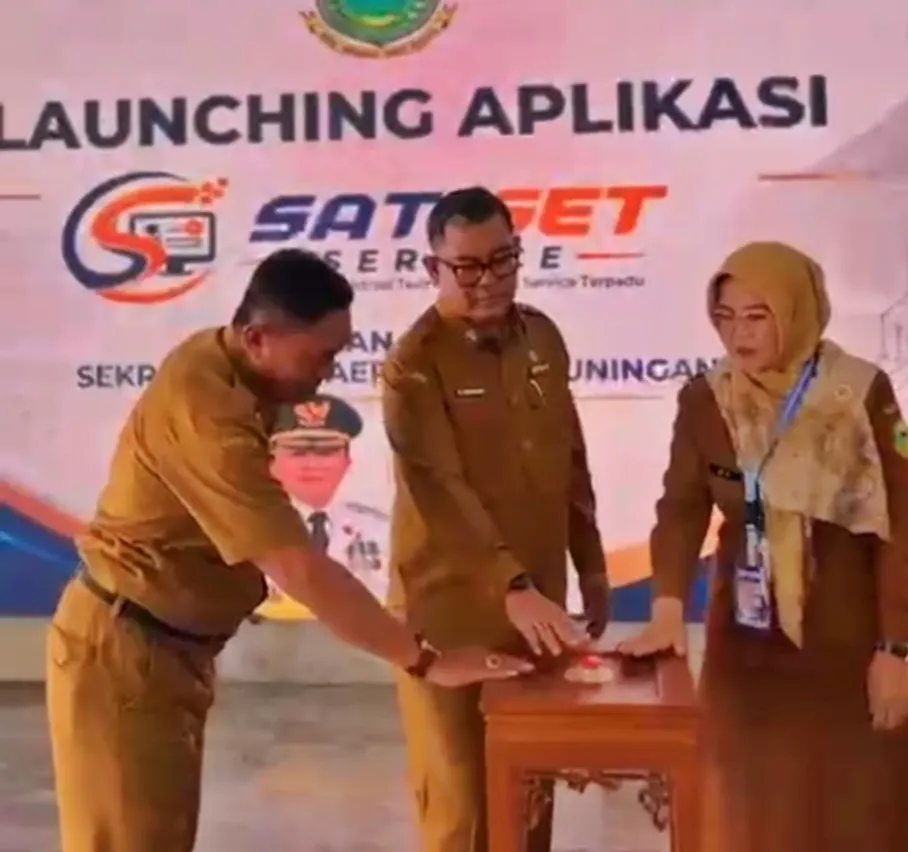 Launching Aplikasi SATSET, Pemkab Kuningan Dorong Birokrasi Semakin Cepat, Transparan, dan Adaptif
