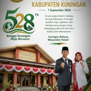 Hari Jadi ke-528 Kabupaten Kuningan, Sekretaris Kecamatan Luragung Ajak Masyarakat Bersama Wujudkan Kuningan Melesat
