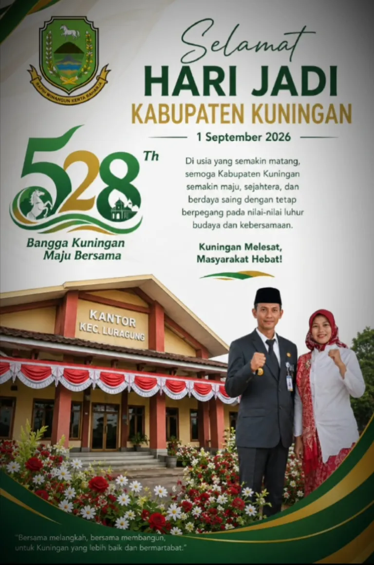 Hari Jadi ke-528 Kabupaten Kuningan, Sekretaris Kecamatan Luragung Ajak Masyarakat Bersama Wujudkan Kuningan Melesat