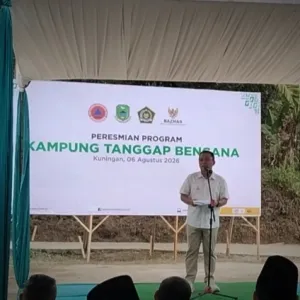 Bupati Dian Resmikan Kampung Tanggap Bencana di Sangkanerang, Bunyi Kentongan Jadi Simbol Kesiapsiagaan Warga