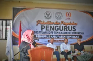 Wakil Bupati Kuningan Dorong PESTI Cetak Atlet Soft Tenis Berprestasi hingga Level Nasional