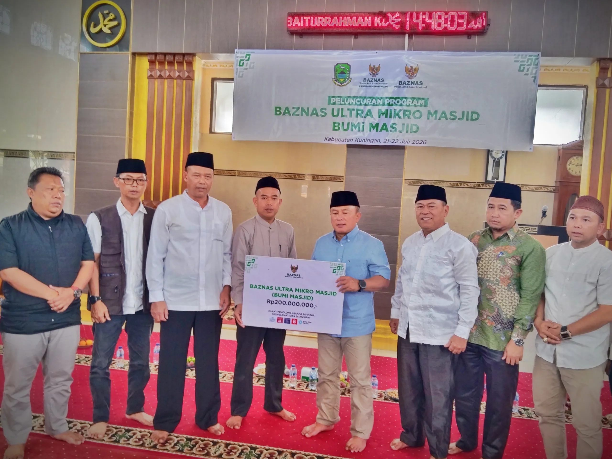 Baznas Kuningan Luncurkan Program Ultra Mikro Berbasis Masjid, Dorong Jamaah Naik Kelas Secara Ekonomi