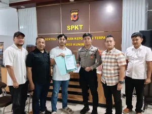 Bidang Hukum MPC Pemuda Pancasila Resmi Laporkan Atang ke Polres Kuningan Terkait Dugaan Perusakan Tugu Bola Dunia