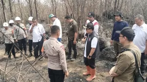Kebakaran TNGC Meluas hingga 40 Hektare, Angin Kencang Bikin Api Lompat Sekat